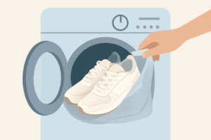 hochwertige Schuhe in der Waschmaschine waschen