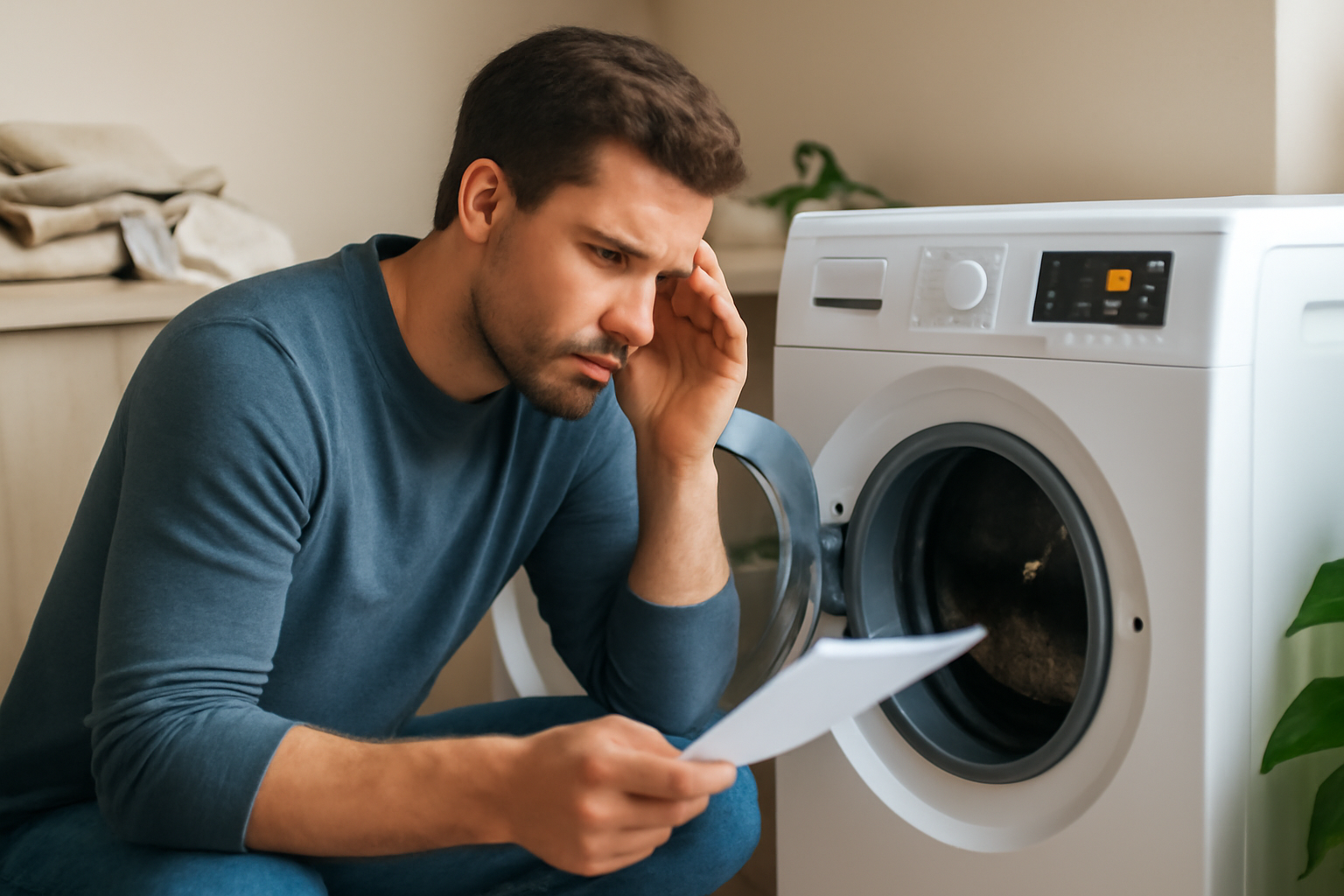 Selbsthilfe bei häufigen Fehlermeldungen und Störungen: Erste Schritte – Waschmaschine 8kg
