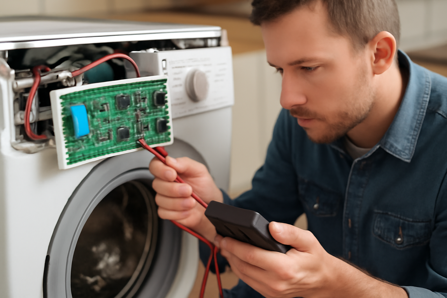 Waschvollautomat reparieren: Schritt-für-Schritt-Anleitungen für praxisnahe Reparaturen 4 Elektronikprobleme und Steuerungseinheit systematisch überprüfen – Waschvollautomat reparieren
