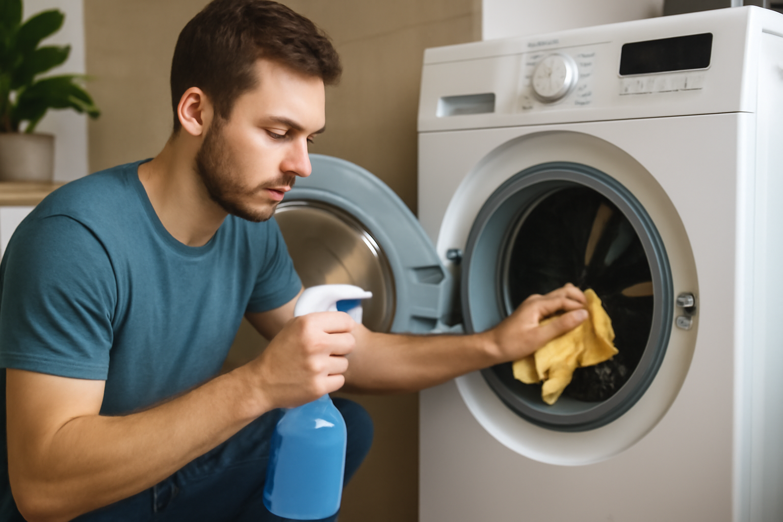 Regelmäßige Reinigung der Waschmaschine für ein hygienisches Waschergebnis im Singlehaushalt – 8 kg Waschmaschine Singlehaushalt