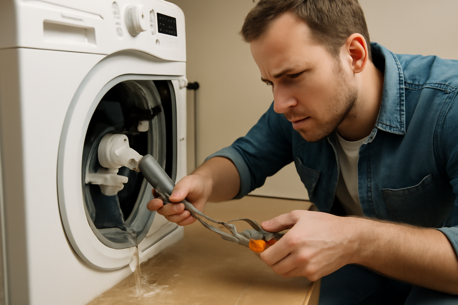 Waschvollautomat reparieren nach Wasserschaden: Erste Hilfe und Maßnahmen 2 Leckagen bei Schläuchen, Ventilen und Dichtungen als häufige Ursache für Wasserschäden – Waschvollautomat nach Wasserschaden reparieren